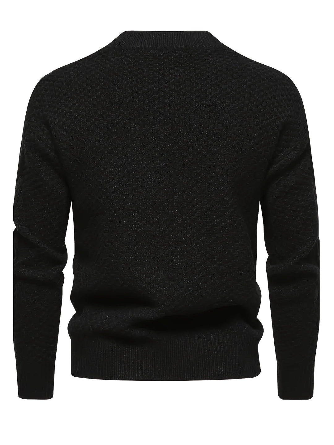 Kael - Jersey de cuello alto de punto trenzado