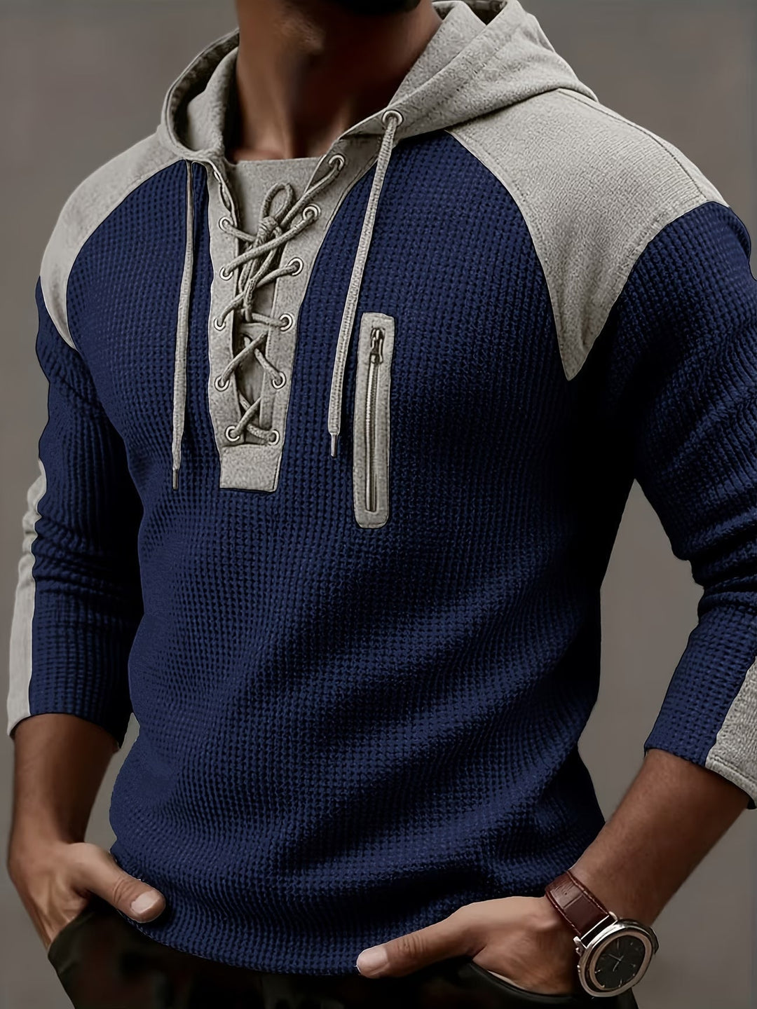 Ashcombe - Sudadera de canalé abrigada