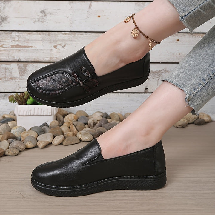 Faela - Mocasines sin cordones acolchados