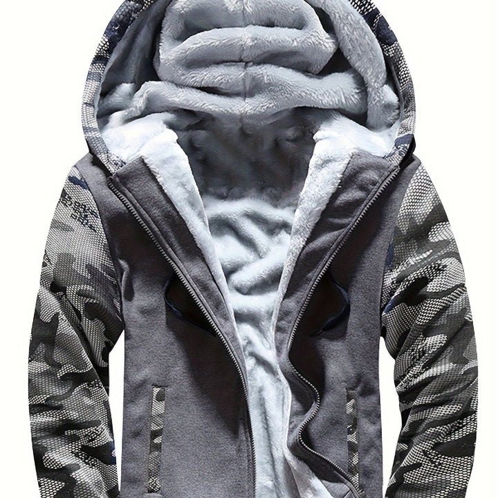 Dax - Sudadera con capucha de camuflaje de gramaje alto