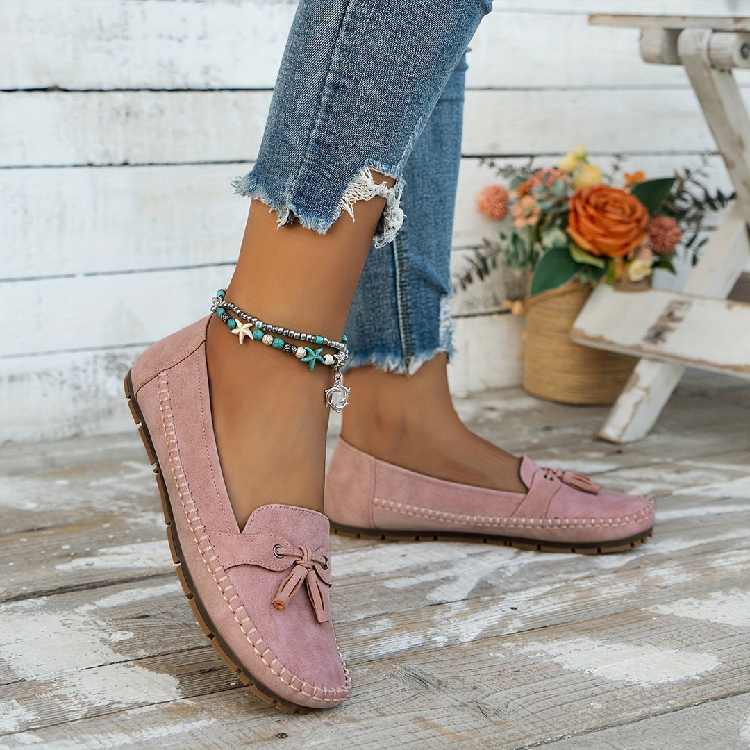 Stella - Mocasines con borlas y plantilla acolchada
