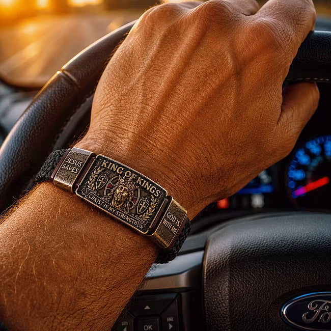 Ezren - Pulsera cristiana Rey de Reyes