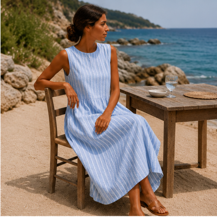 Natasha - Vestido de rayas ligero