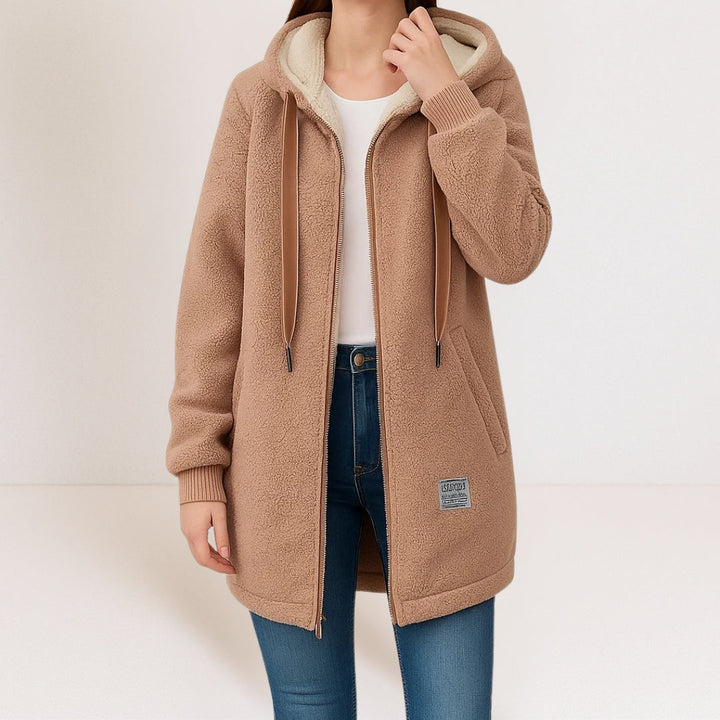 Rosie - Chaqueta con capucha de tacto suave
