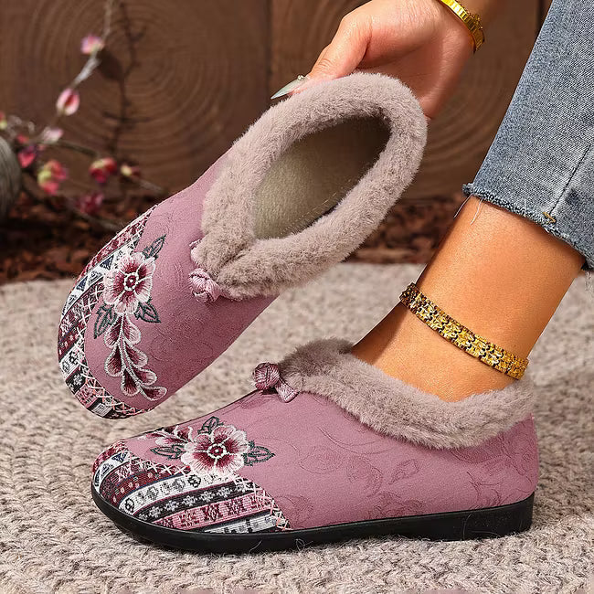 Isola - Zapatos sin cordones con forro floral