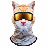 Hadren - Balaclava con diseño animal de tacto suave