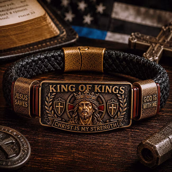 Ezren - Pulsera cristiana Rey de Reyes