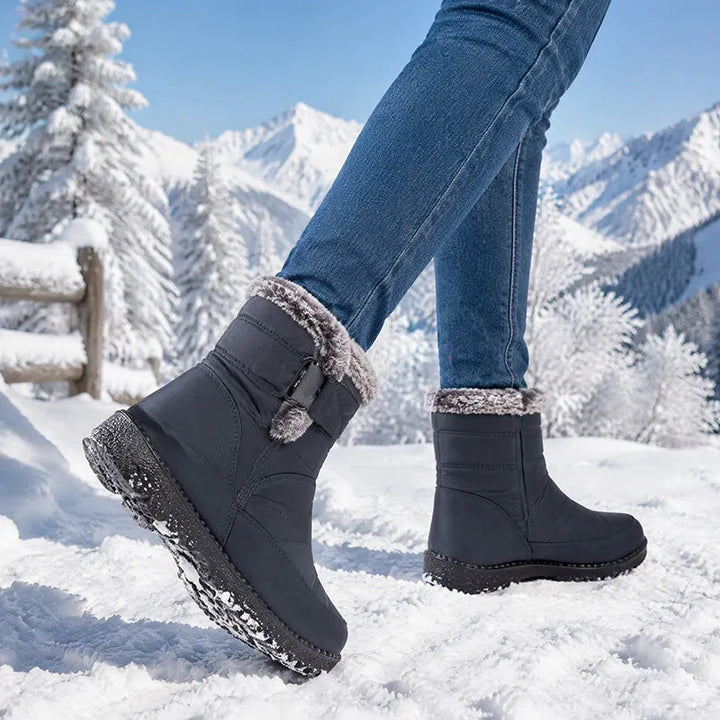 Adina - Botines de invierno con ribete de pelo