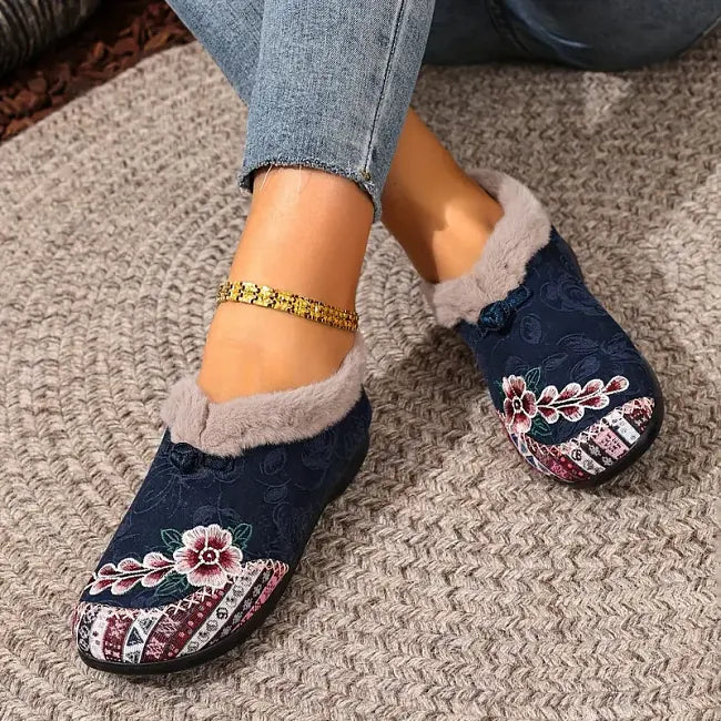 Isola - Zapatos sin cordones con forro floral