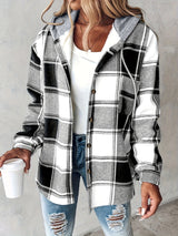 Genevessa - Chaqueta con capucha de tacto suave