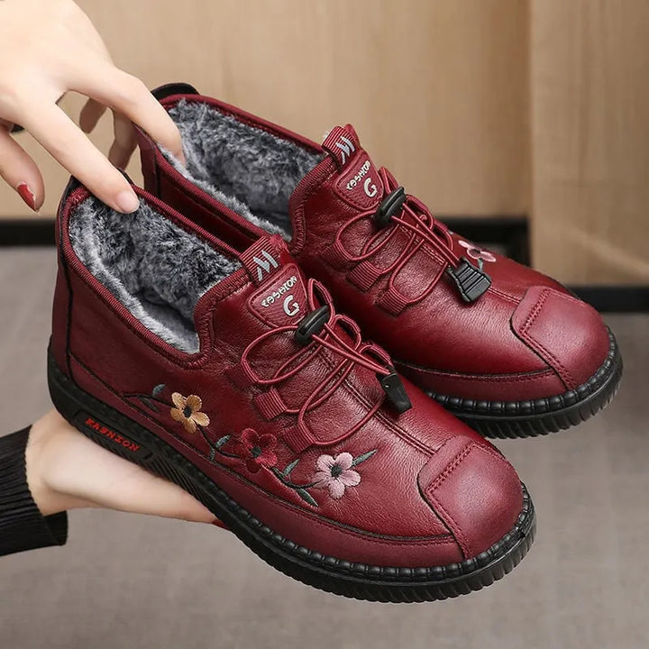 Verisse - Botines confort con bordado floral