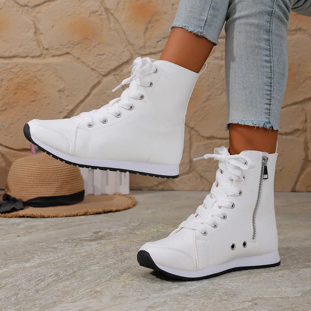 Deloriane - Botines de cordones casuales