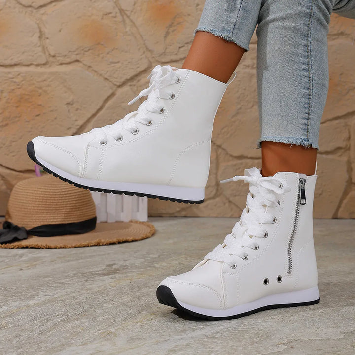 Deloriane - Botines de cordones casuales