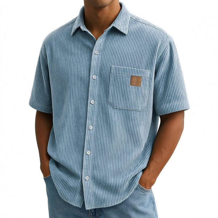 Anwick - Camisa de rayas de tacto suave