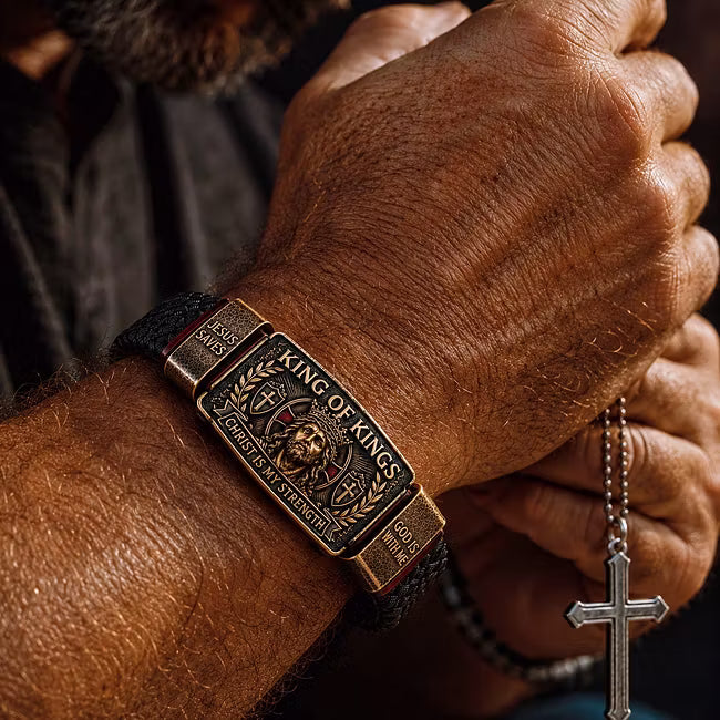 Ezren - Pulsera cristiana Rey de Reyes
