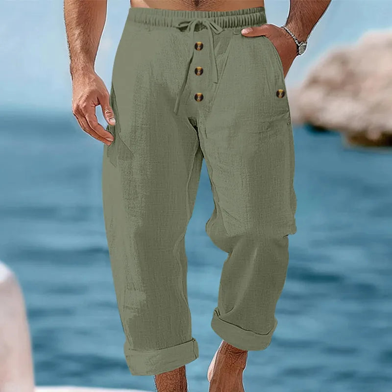 Seymour - Pantalón de verano con cintura ajustable