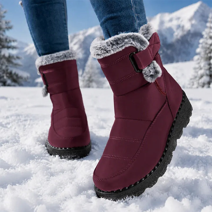 Adina - Botines de invierno con ribete de pelo