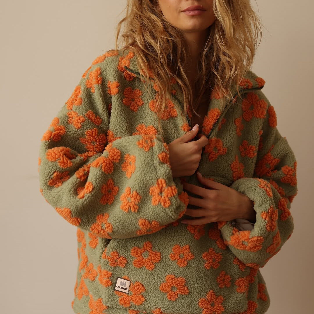 Fallon - Jersey de tacto suave con estampado floral