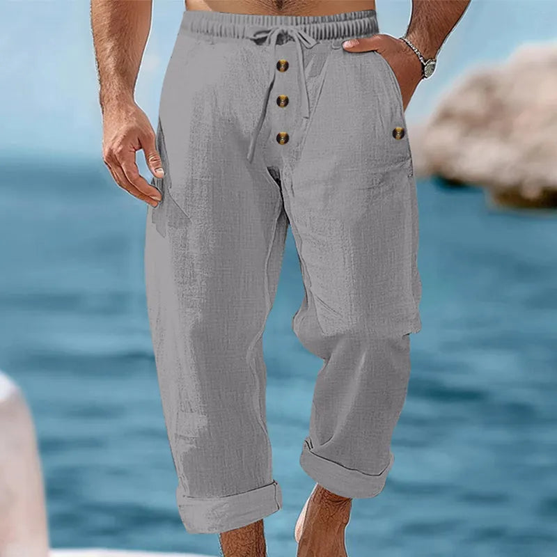 Seymour - Pantalón de verano con cintura ajustable