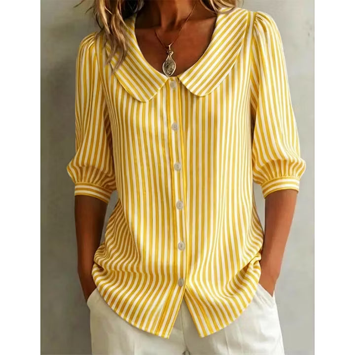 Caitlin - Camisa de lino transpirable