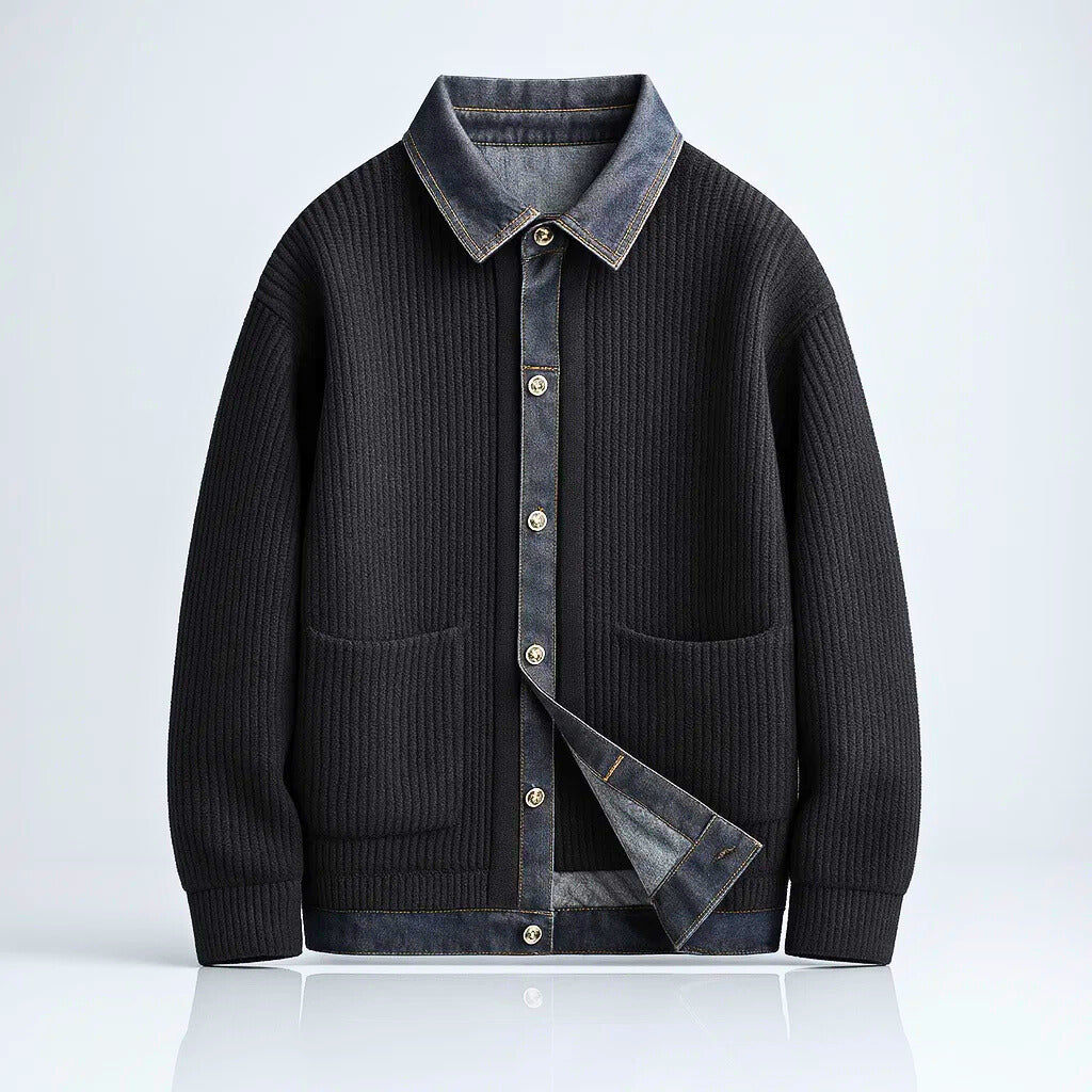 Antrick - Chaqueta utilitaria texturizada