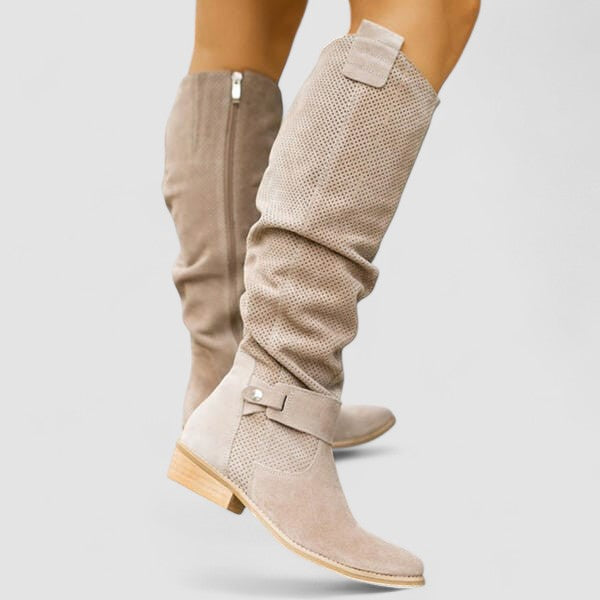 Amira - Botines cowboy acolchados