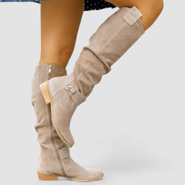 Amira - Botines cowboy acolchados
