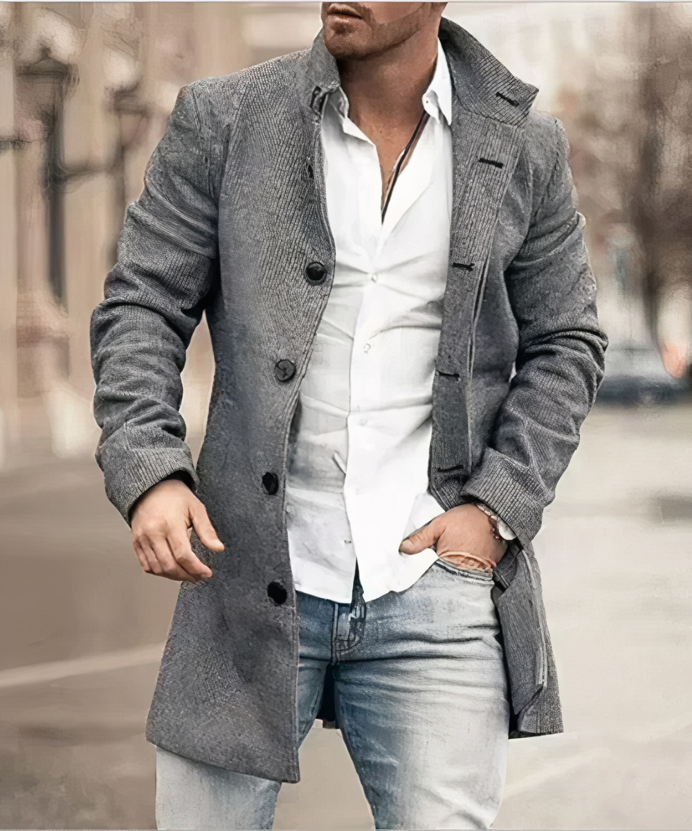 Theron - Gabardina atemporal