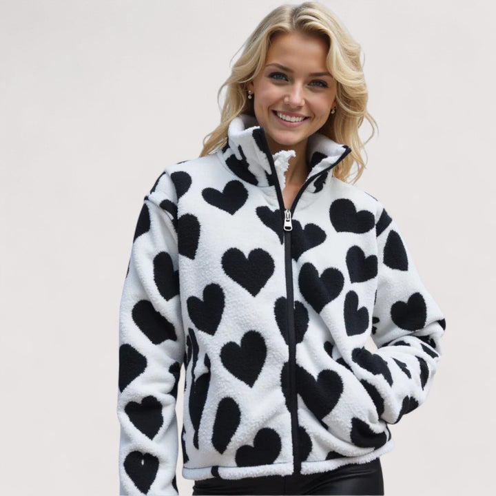 Adera - Chaqueta reversible de tacto suave