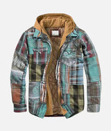Cillian - chaqueta de cuadros texturizada