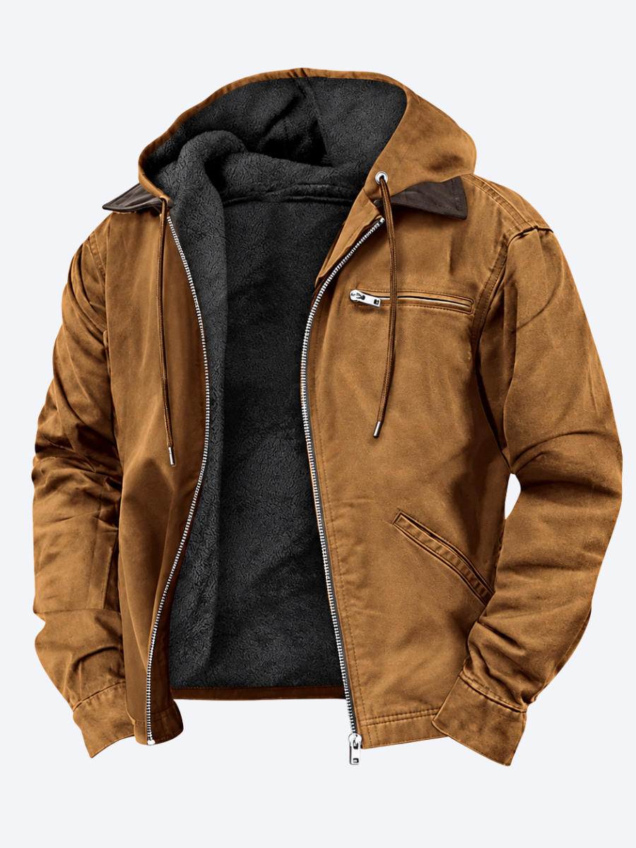 Ford - Chaqueta utilitaria con capucha