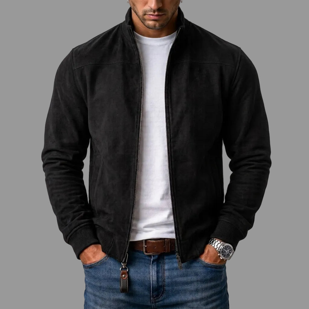 Paedon - Cazadora bomber de tacto suave