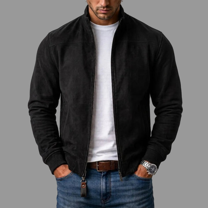 Paedon - Cazadora bomber de tacto suave