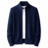 Cass - Chaqueta de punto estructurada con cremallera