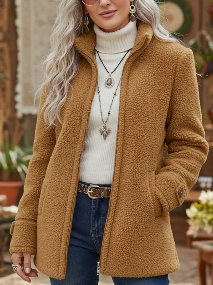 Haliah - Chaqueta ligera de cuello subido