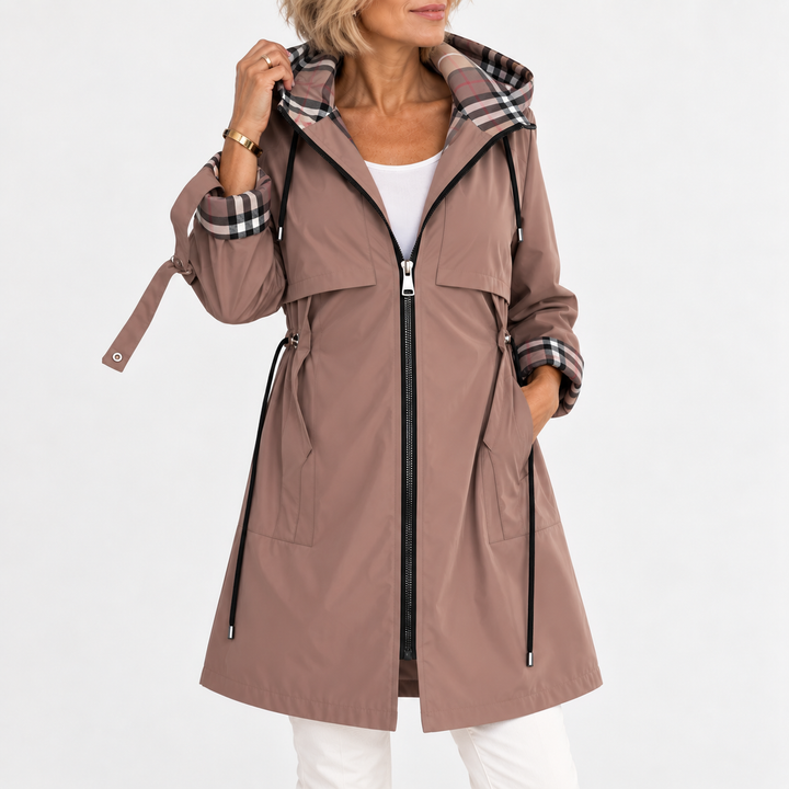 Thirza - Abrigo impermeable con capucha