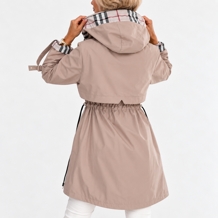 Thirza - Abrigo impermeable con capucha