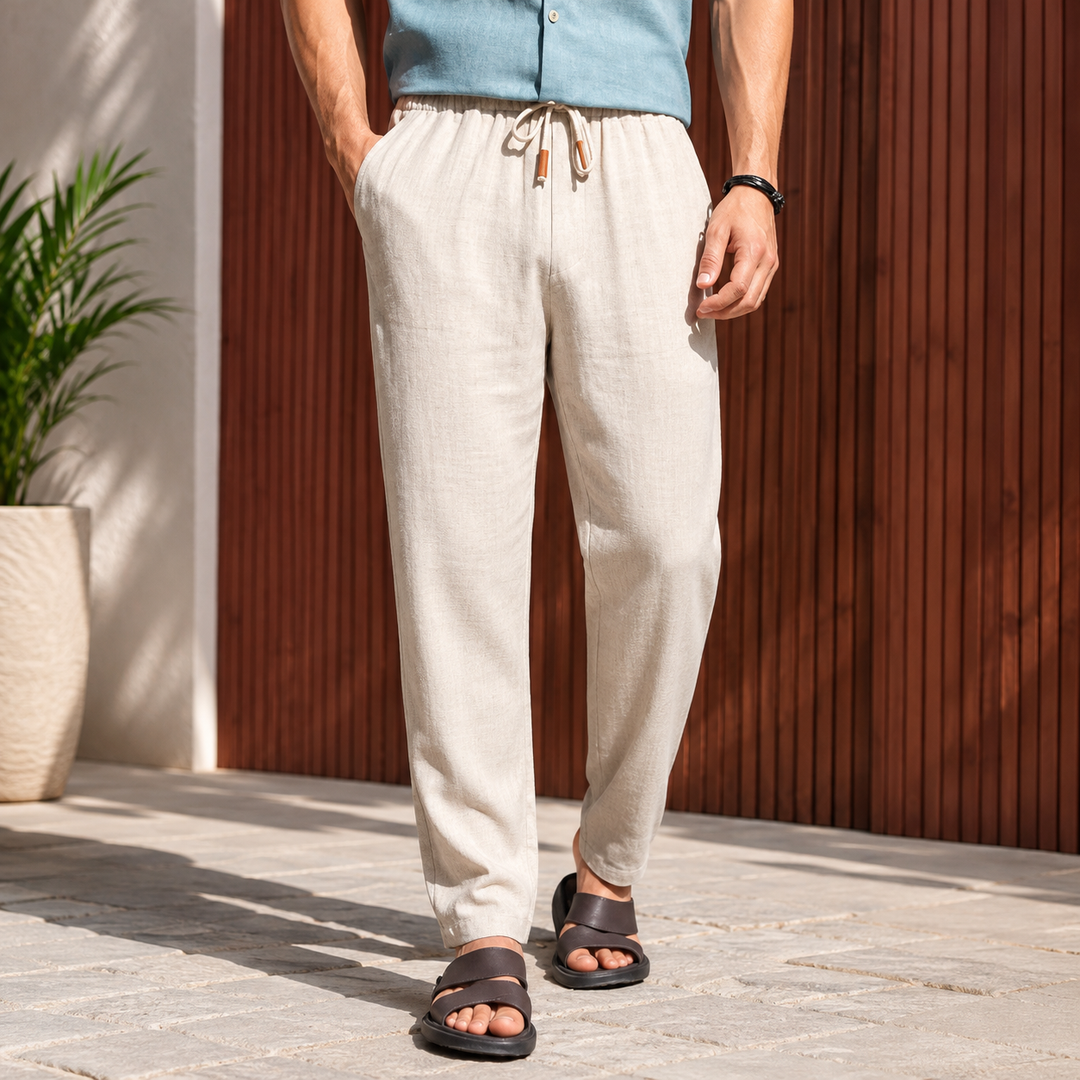 Elvar - Pantalones de lino transpirables