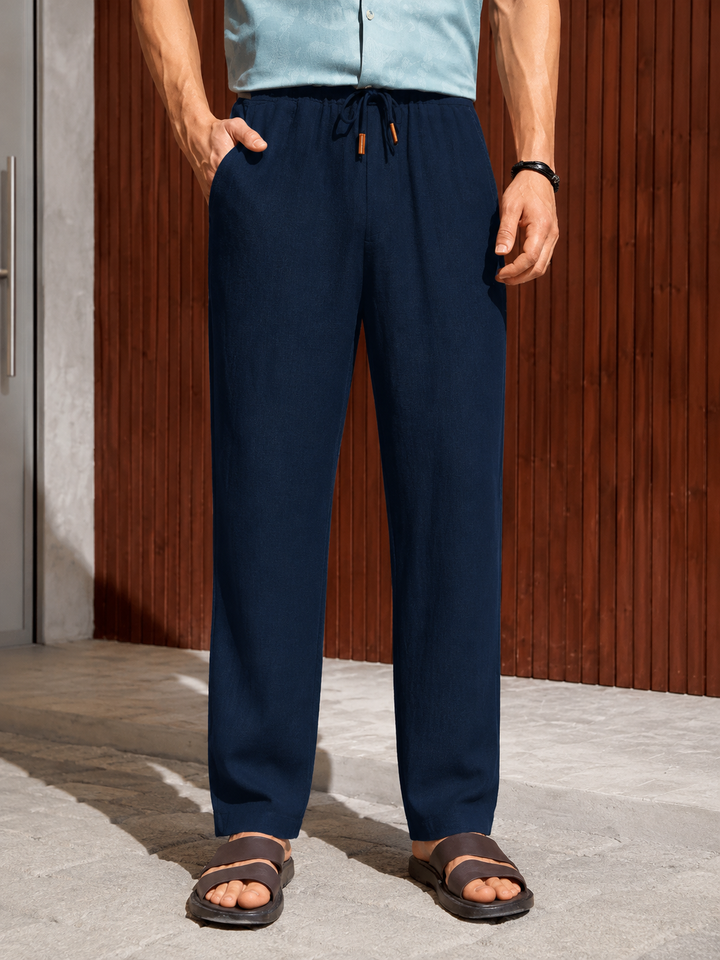 Elvar - Pantalones de lino transpirables