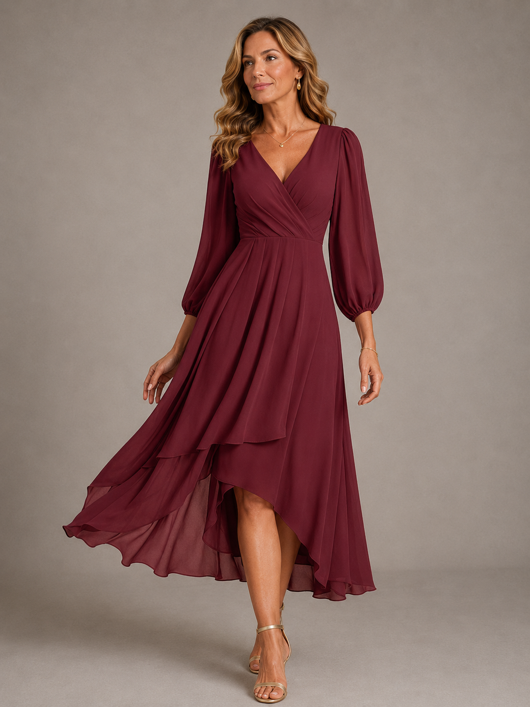 Sabriel - Vestido maxi fluido
