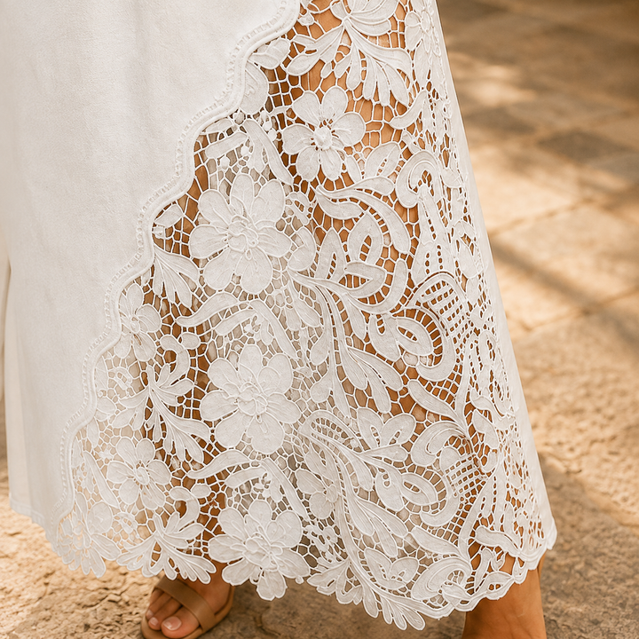 Faelyn - Falda maxi elegante de cintura alta