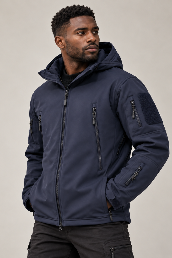Arno - Chaqueta slim fit con capucha
