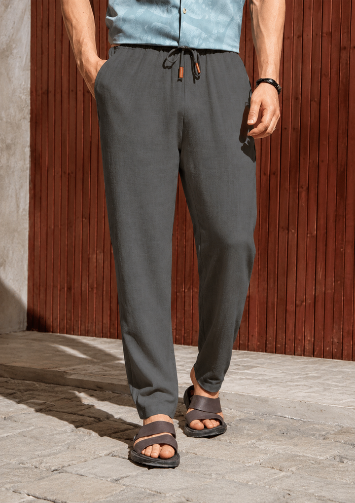 Elvar - Pantalones de lino transpirables