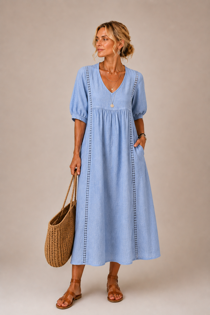 Serenia - Blusa ligera con encaje