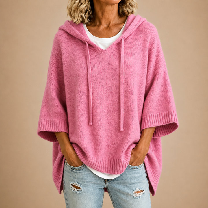 Aliza - Sudadera con capucha de tacto suave
