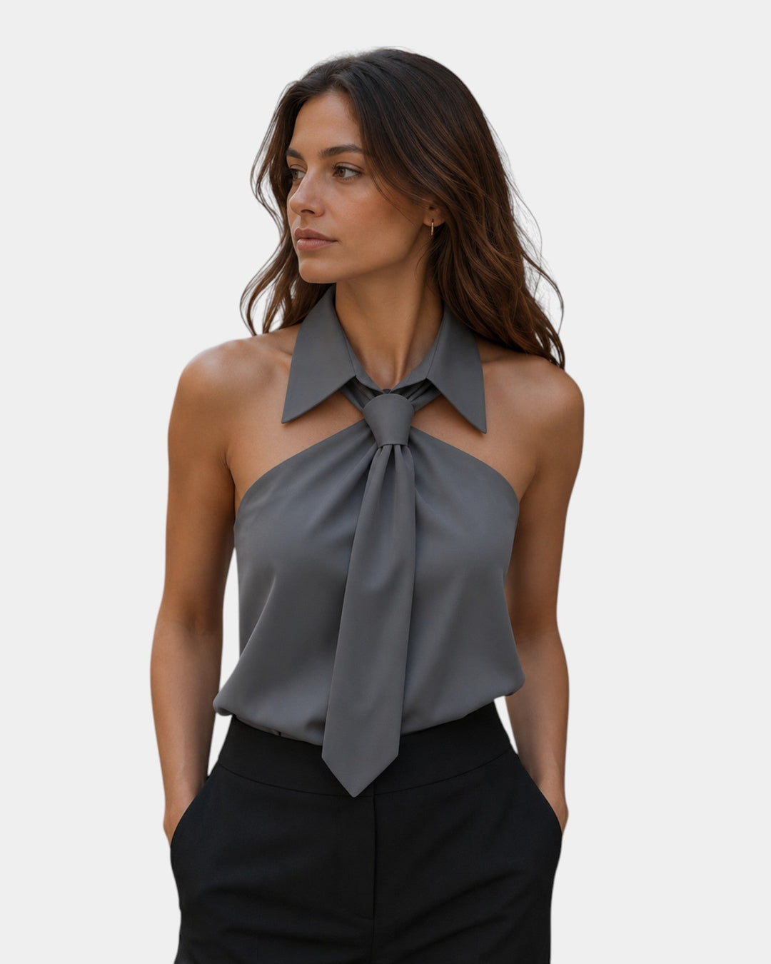 Piper - Blusa elegante con cuello halter