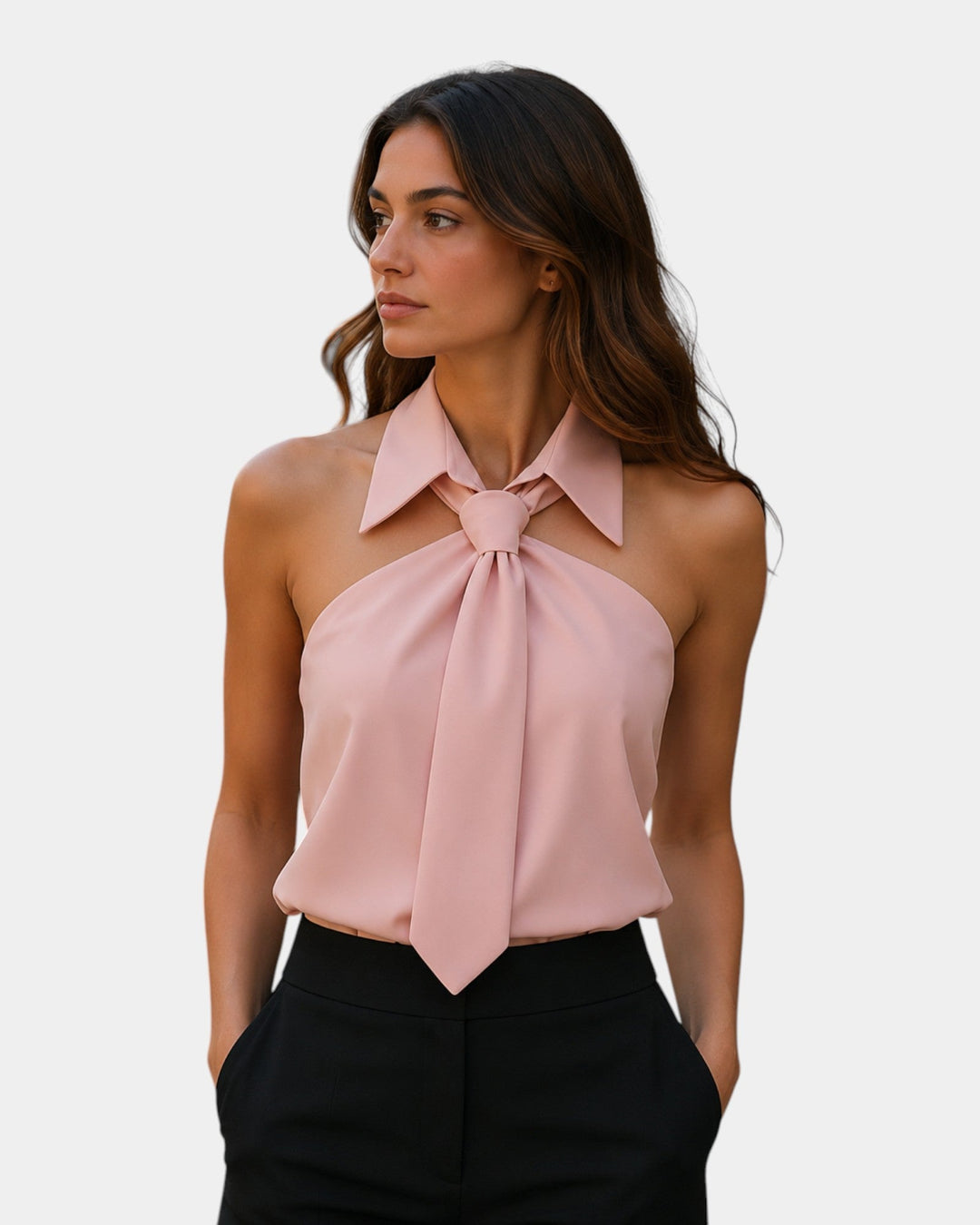 Piper - Blusa elegante con cuello halter