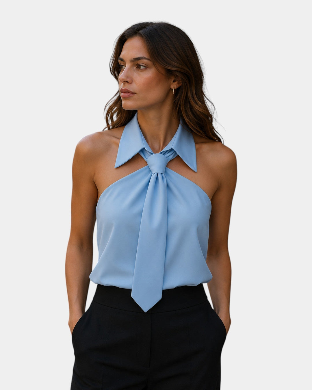 Piper - Blusa elegante con cuello halter
