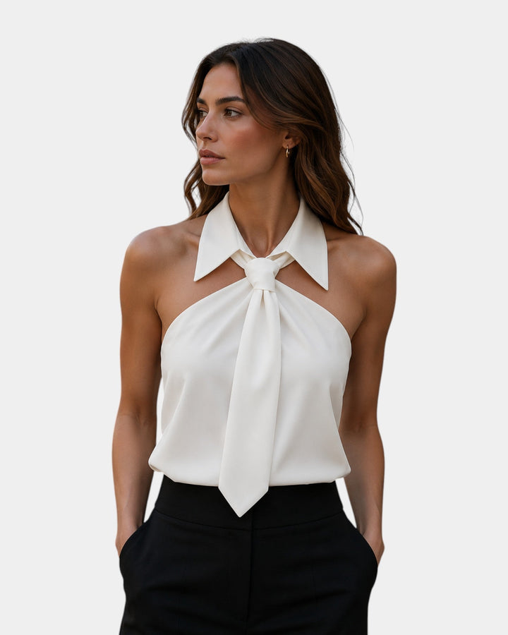 Piper - Blusa elegante con cuello halter