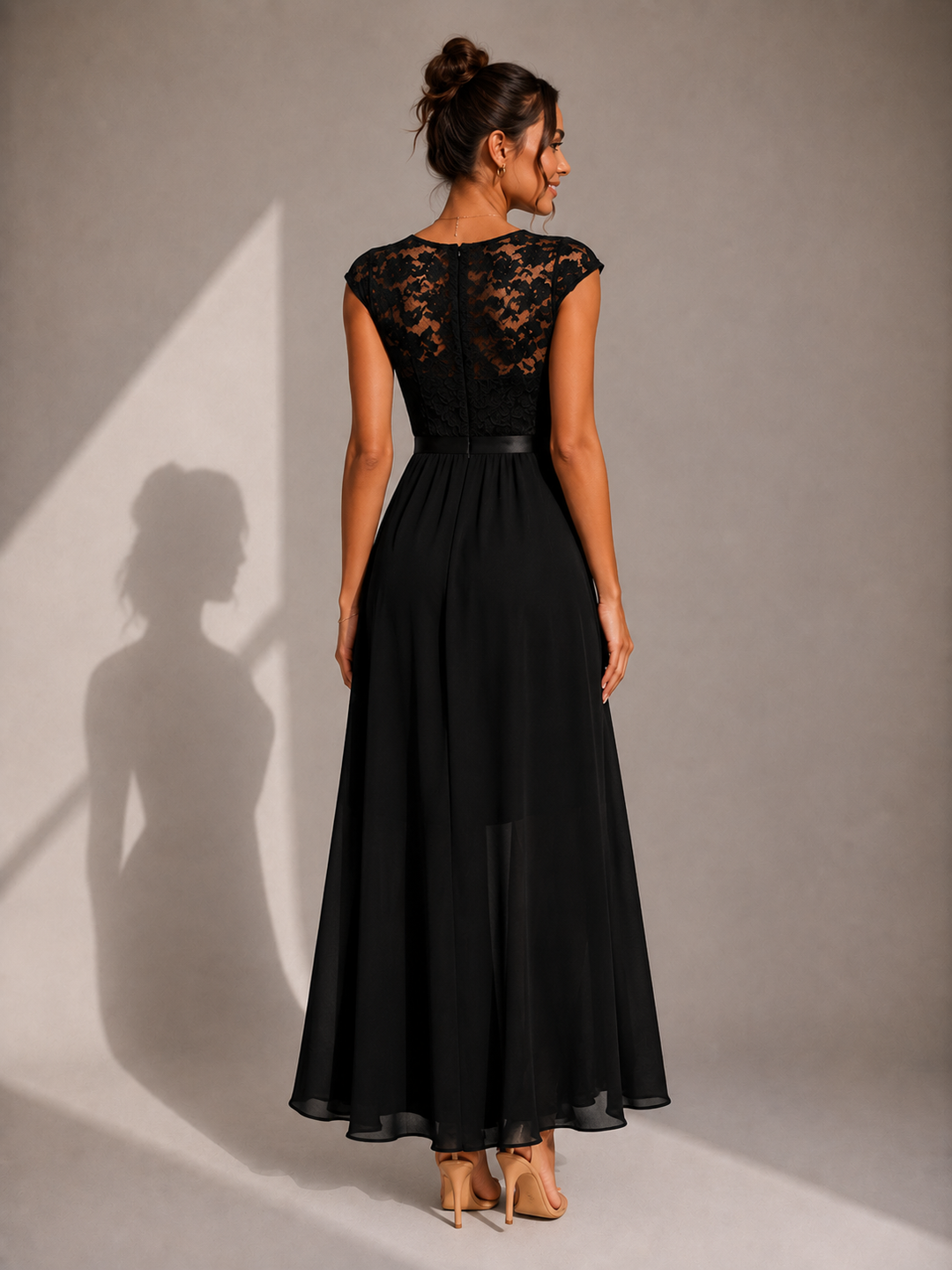 Capri - Vestido largo evasé elegante